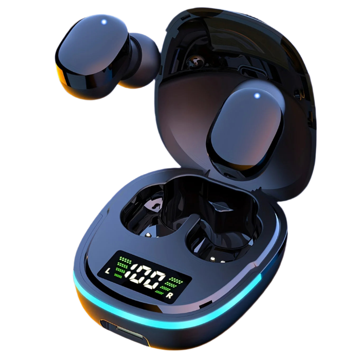 Auricolari Wireless TWS – In-Ear con Display LED, Controllo Touch, Ideali per Sport, Musica e Gaming, Compatibili con iOS e Android