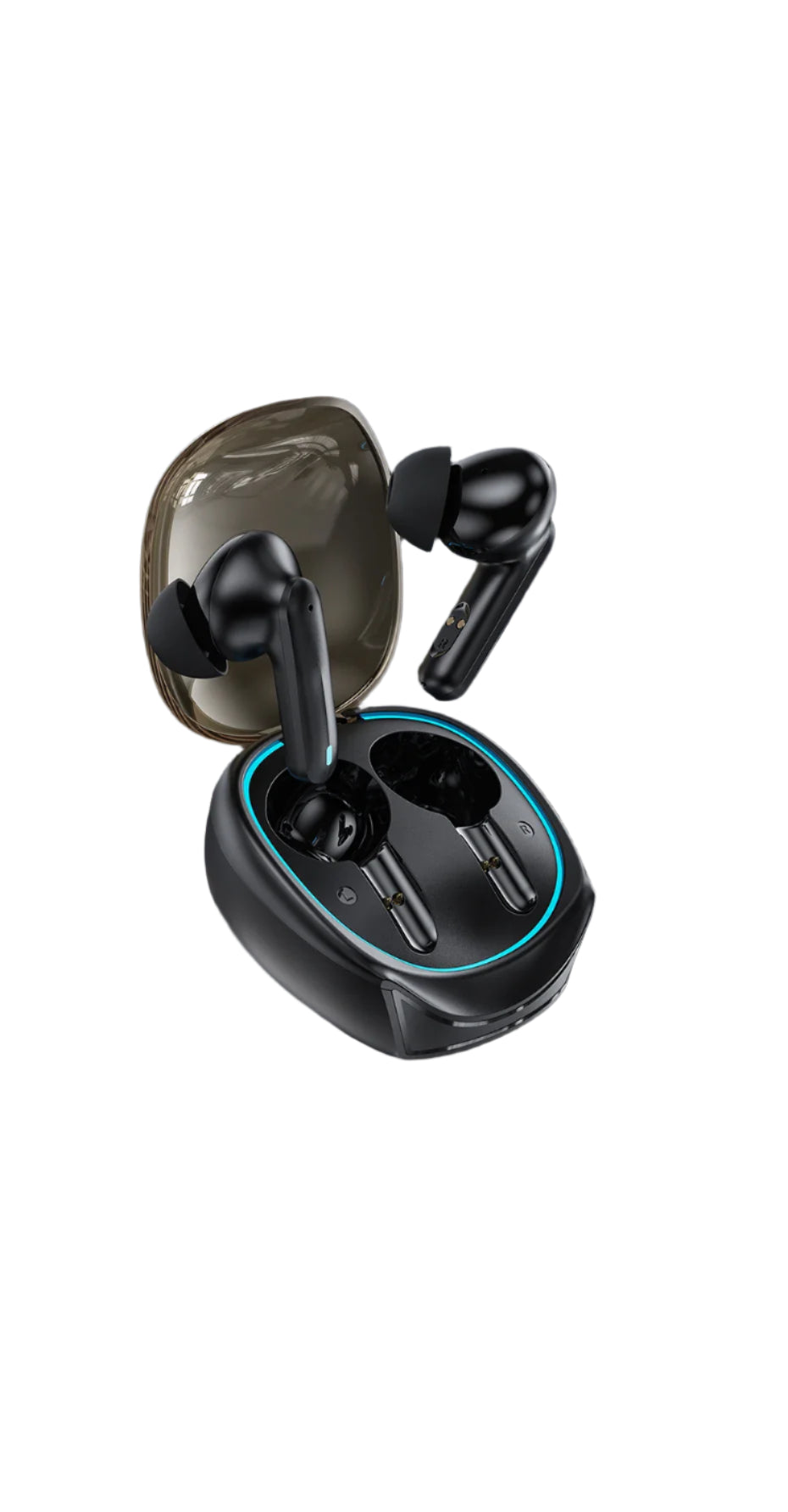Auricolari Bluetooth 5.3 TWS In-Ear, Impermeabili, con LED, 40H di Autonomia, Bassa Latenza 35ms e Microfono
