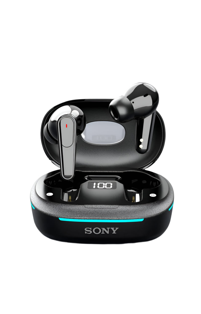 Auricolari Bluetooth Wireless con Display Batteria – Cuffie In-Ear Sportive Impermeabili con Custodia a Conchiglia e Audio Hi-Fi