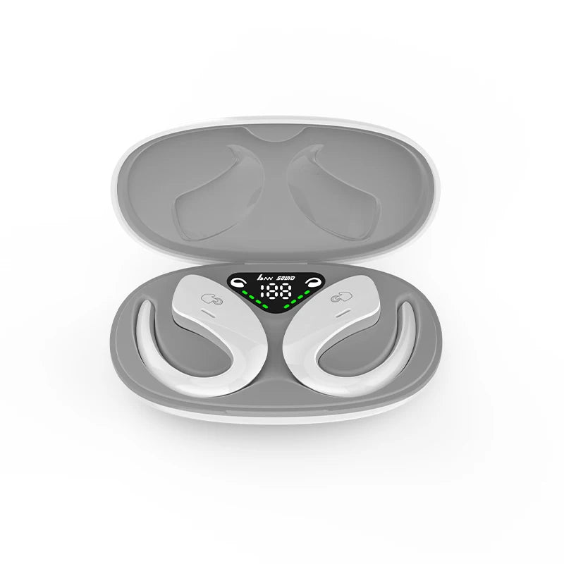 Auricolari Sportivi a Conduzione Ossea Bluetooth TWS – Impermeabili IPX5 con Microfono, Chiamate HD e Audio HiFi