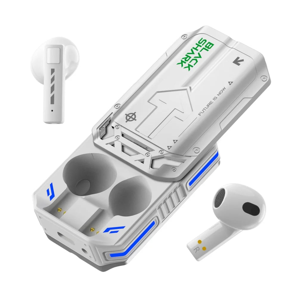 Auricolari Wireless TWS Black Shark T11 con Cancellazione Attiva del Rumore, Bluetooth 5.3, Autonomia 30 Ore, Luci RGB, Bassa Latenza
