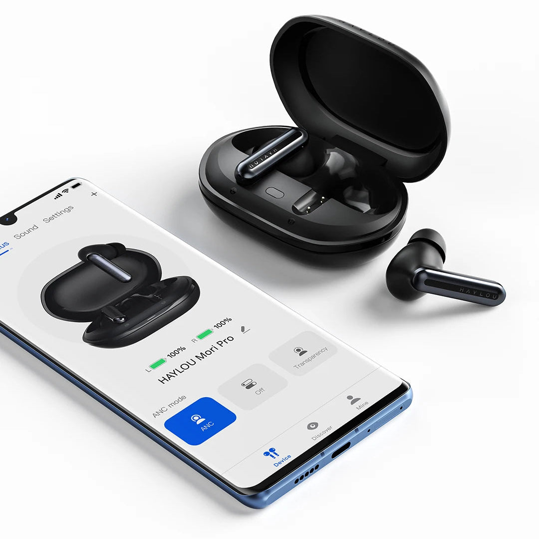 Auricolari Bluetooth 5.4 con Cancellazione Attiva del Rumore -43dB, 6 Microfoni, Autonomia 35 Ore, Wireless ad Alte Prestazioni