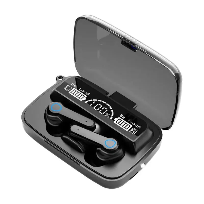 Auricolari TWS M19 con Controllo Touch Intelligente, Display LED, Bluetooth Wireless Impermeabili con Microfono