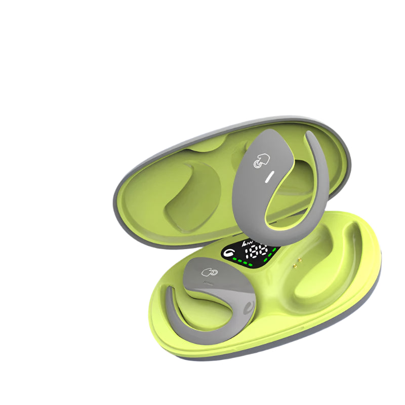 Auricolari Sportivi a Conduzione Ossea Bluetooth TWS – Impermeabili IPX5 con Microfono, Chiamate HD e Audio HiFi