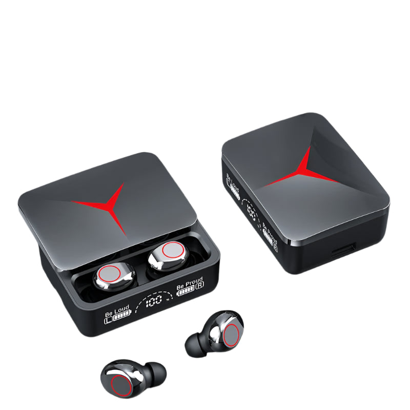 Auricolari Bluetooth 5.3 Wireless M90 Pro con Controllo Touch, Cuffie da Gaming HiFi Stereo, Riduzione del Rumore, Microfono Integrato