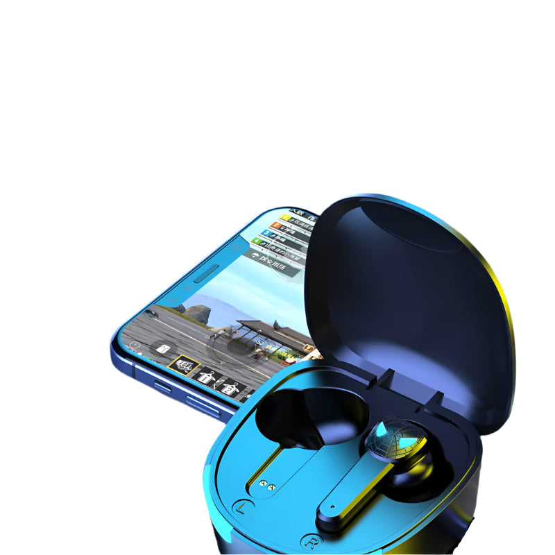 Auricolari Bluetooth TWS TG10 con Display LED, Microfono, Riduzione del Rumore e Design Gaming