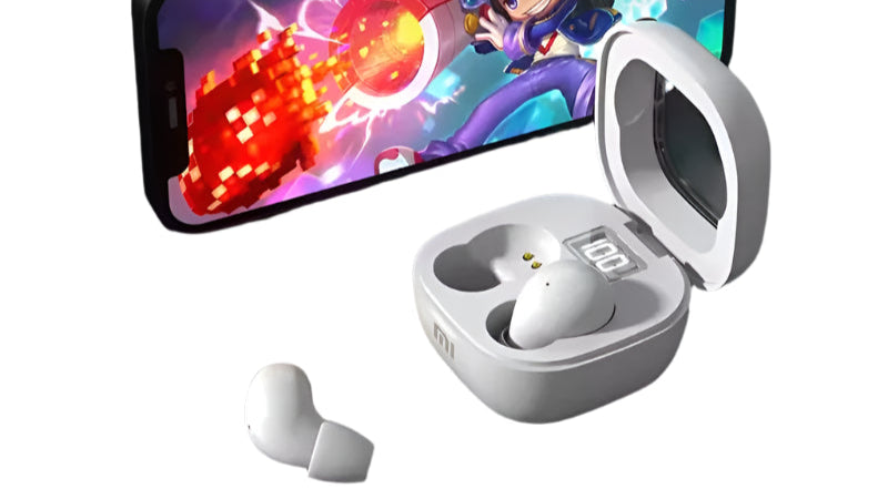 Auricolari Mini TWS Wireless Invisibili con Cancellazione del Rumore HIFI, Compatibili con Android e iOS