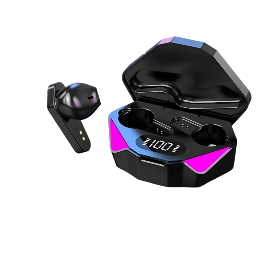 Auricolari Wireless AIR X15 – Bluetooth, Bassa Latenza, Ideali per Gaming e Sport, con Microfono e Funzione Vivavoce