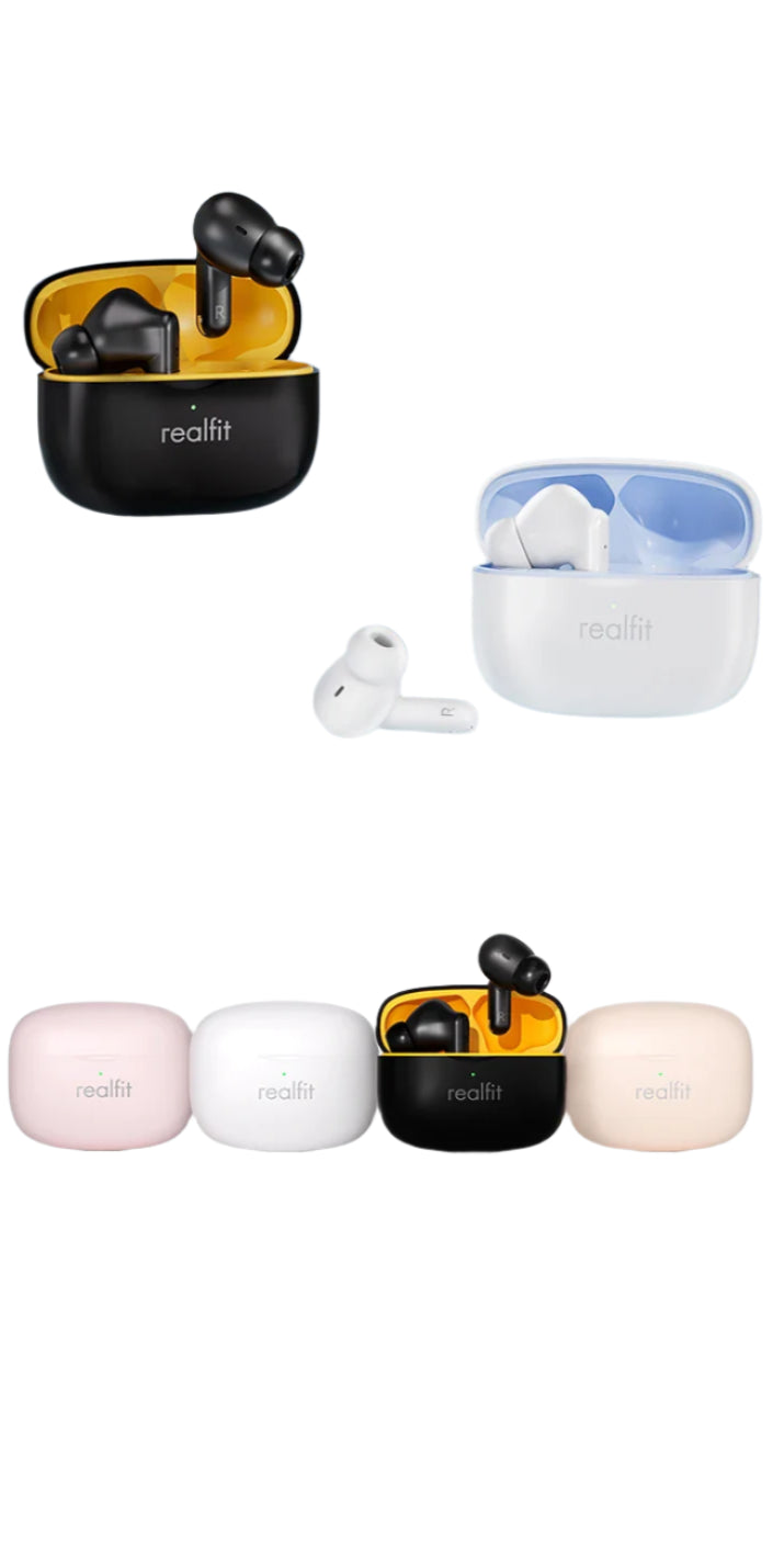 Auricolari Bluetooth F3 ANC con Cancellazione Attiva del Rumore, ENC per Chiamate, Suono HiFi Stereo, Bassissimo, Wireless per Sport e Gaming