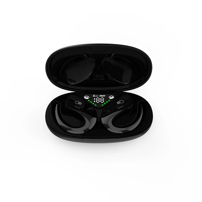 Auricolari Sportivi a Conduzione Ossea Bluetooth TWS – Impermeabili IPX5 con Microfono, Chiamate HD e Audio HiFi