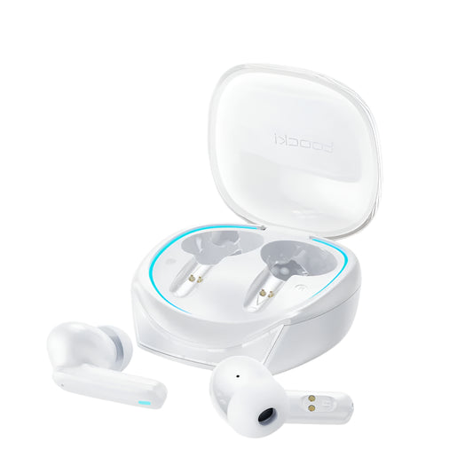 Auricolari Bluetooth 5.3 TWS In-Ear, Impermeabili, con LED, 40H di Autonomia, Bassa Latenza 35ms e Microfono