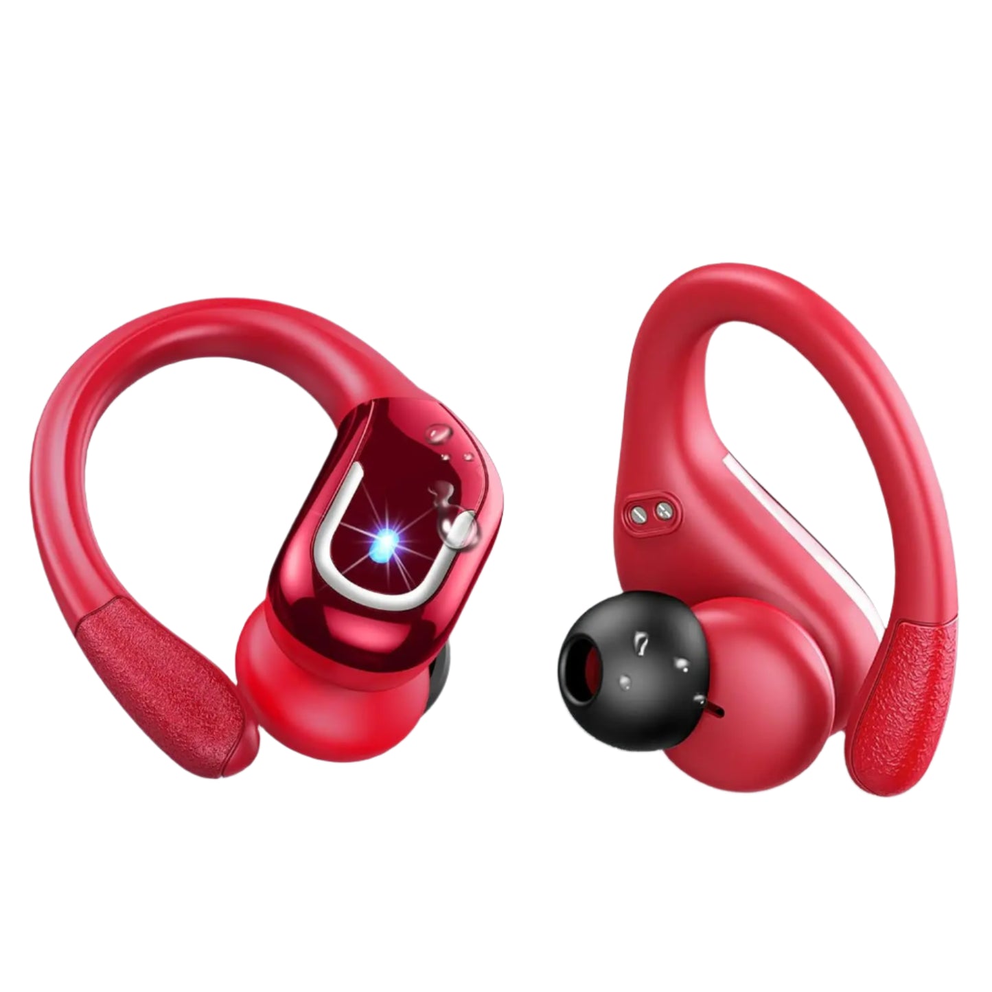 Auricolari Wireless Bluetooth 5.3 con Ganci per le Orecchie – Microfono ENC, Ideali per Sport e Chiamate