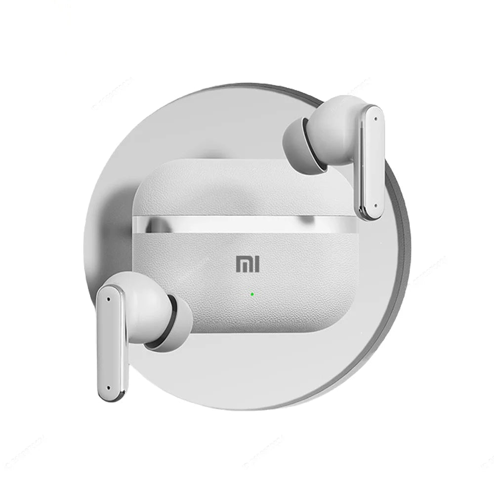 Écouteurs intra-auriculaires Bluetooth sans fil Xiaomi Premium en similicuir, avec autonomie ultra longue et réduction du bruit