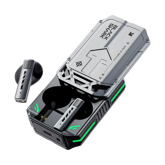Auricolari Wireless TWS Black Shark T11 con Cancellazione Attiva del Rumore, Bluetooth 5.3, Autonomia 30 Ore, Luci RGB, Bassa Latenza