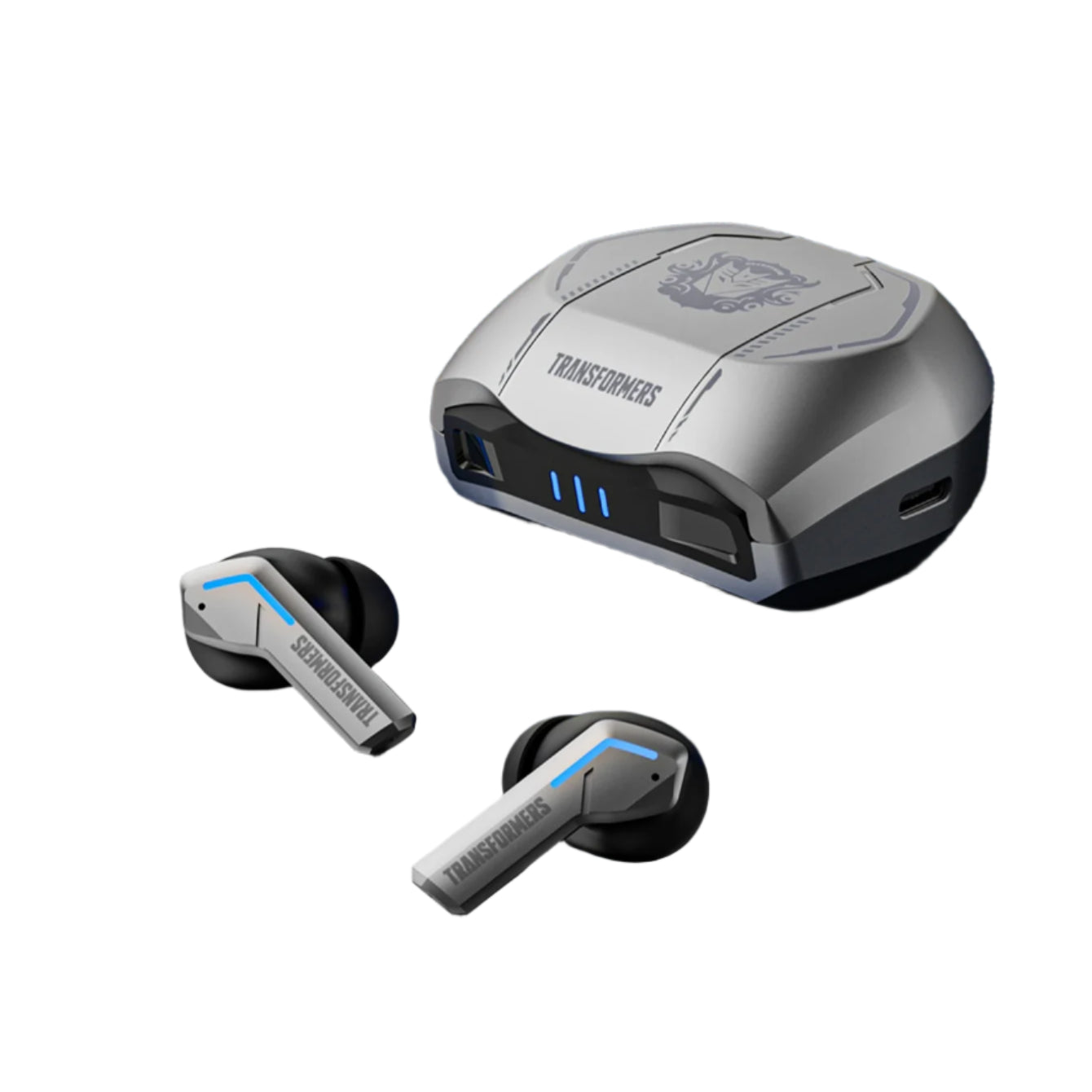 Auricolari Bluetooth 5.3 TWS con Riduzione del Rumore a Doppia Modalità, Audio HiFi, Connessione Stabile, Ideali per Gaming e Musica