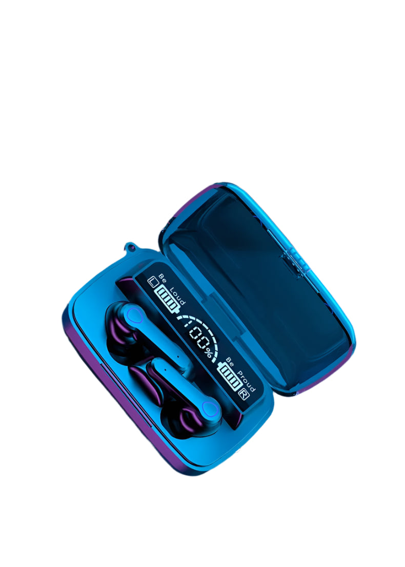 Auricolari TWS M19 con Controllo Touch Intelligente, Display LED, Bluetooth Wireless Impermeabili con Microfono
