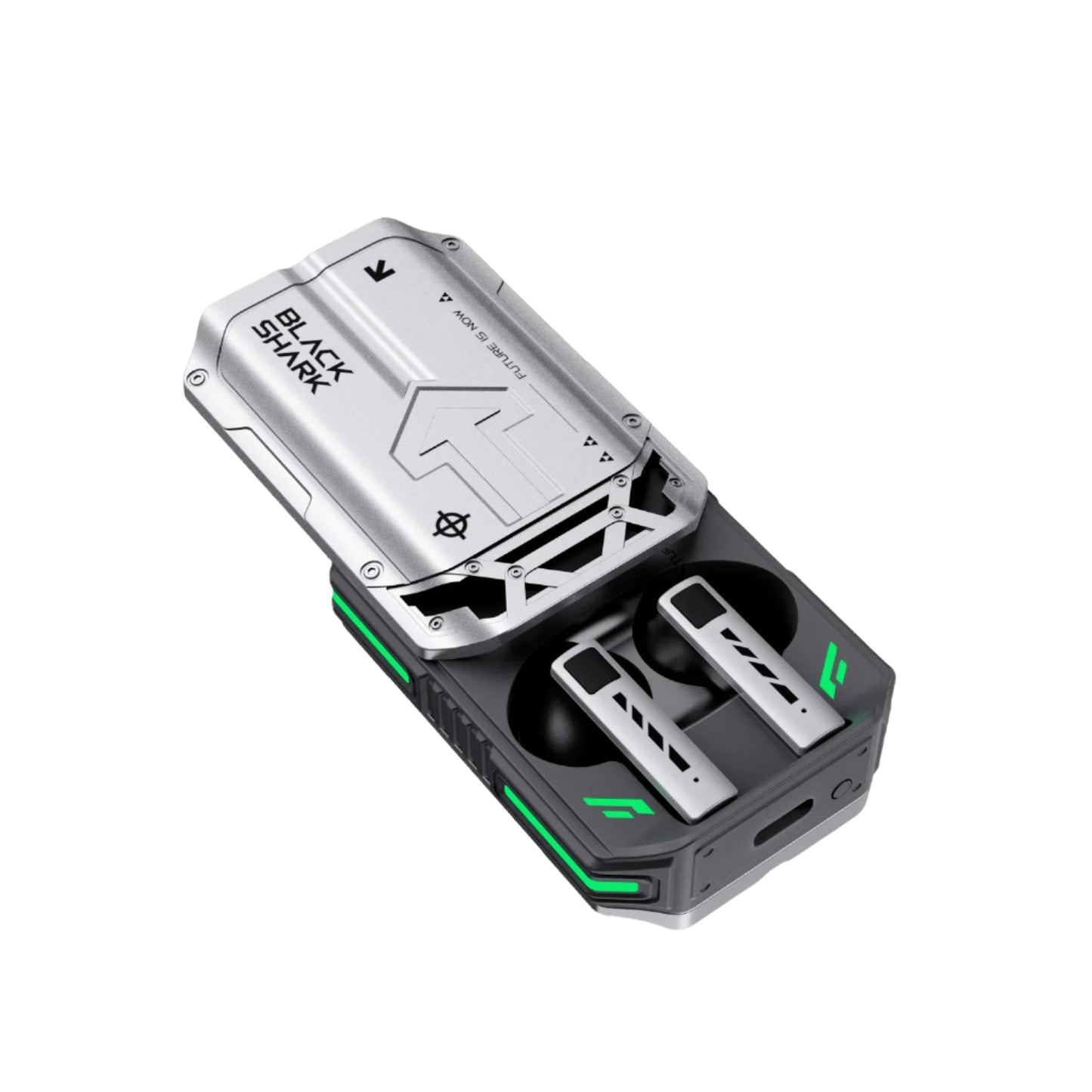 Auricolari Wireless TWS Black Shark T11 con Cancellazione Attiva del Rumore, Bluetooth 5.3, Autonomia 30 Ore, Luci RGB, Bassa Latenza