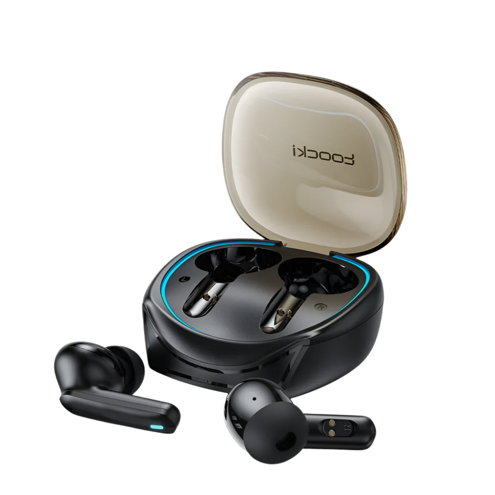 Auricolari Bluetooth 5.3 TWS In-Ear, Impermeabili, con LED, 40H di Autonomia, Bassa Latenza 35ms e Microfono