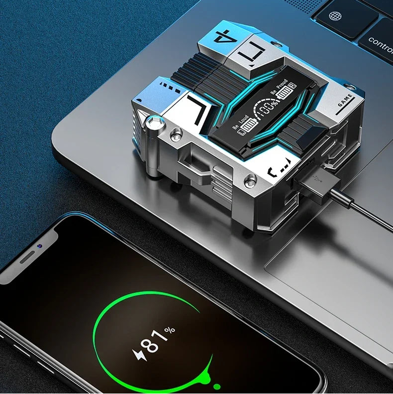 Auricolari Bluetooth TWS con Cancellazione Attiva del Rumore – Batteria 3000 mAh, Waterproof, Doppia Connessione