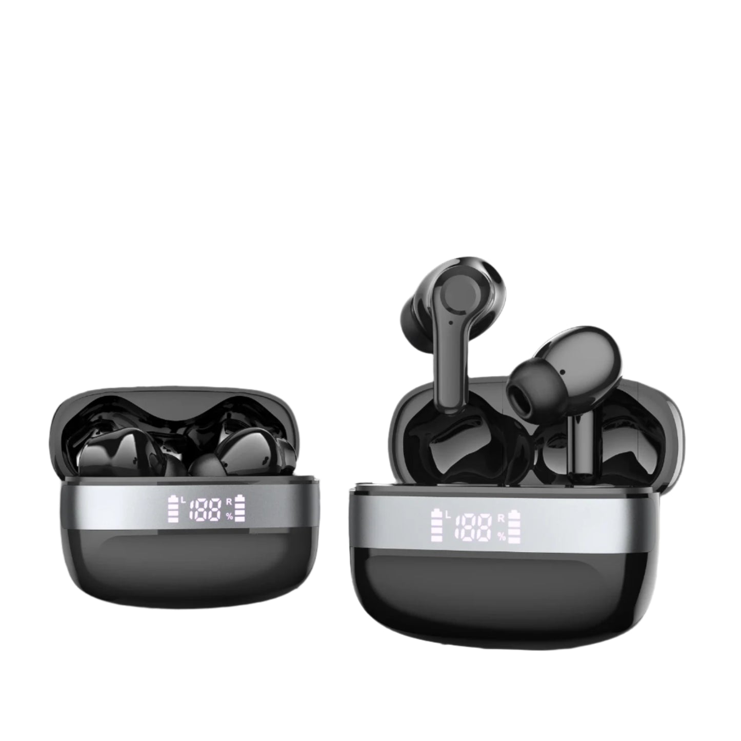 Auricolari Stereo Wireless TWS i90 con Controllo Touch, Riduzione del Rumore e Custodia di Ricarica da 400mAh
