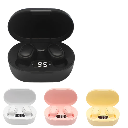 Auricolari Bluetooth TWS E7S Wireless con Microfono, Audio Stereo HiFi, Mini, Sportivi con Cancellazione del Rumore – Compatibili con Smartphone