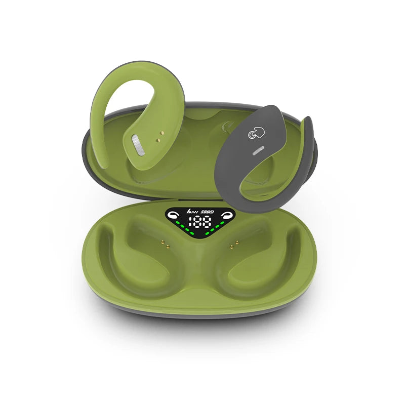 Auricolari Sportivi a Conduzione Ossea Bluetooth TWS – Impermeabili IPX5 con Microfono, Chiamate HD e Audio HiFi
