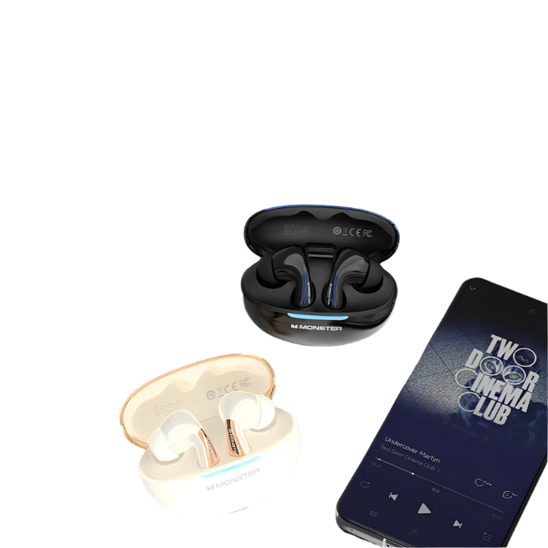 Auricolari Bluetooth TWS MQT36 con Bluetooth 5.4, Batteria a Lunga Durata, Riduzione del Rumore ENC, Microfono e Audio HD per Gaming