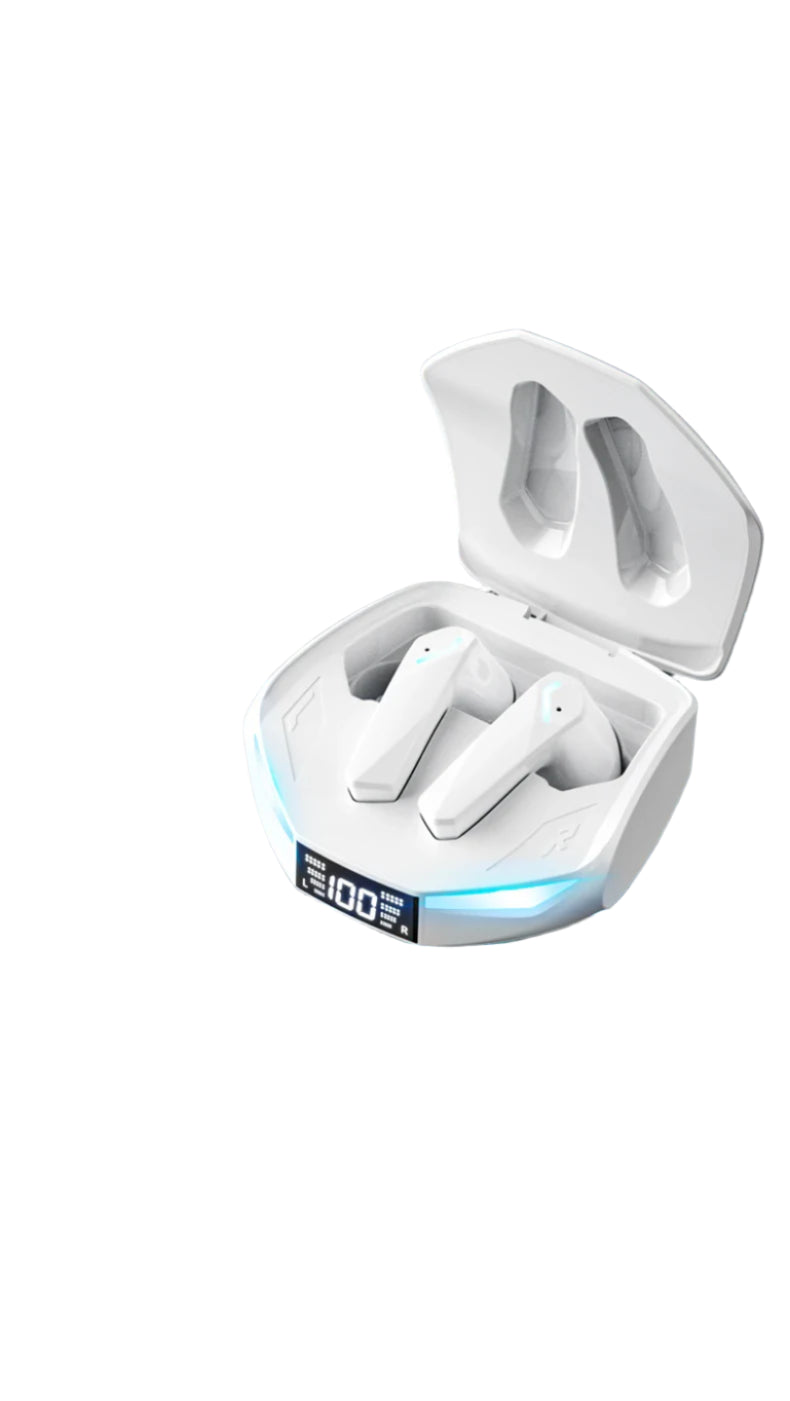 Auricolari Wireless GM2 PRO MAX – Bluetooth 5.4, Display LED, Impermeabili, Bassa Latenza, Ideali per il Gaming