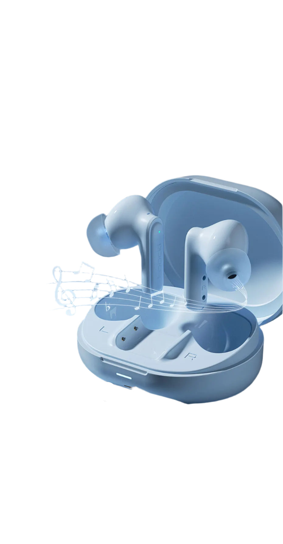 Auricolari Bluetooth 5.3 TWS con Ricarica Rapida, Controllo Touch, Audio HiFi Stereo e Lunga Autonomia per Sport