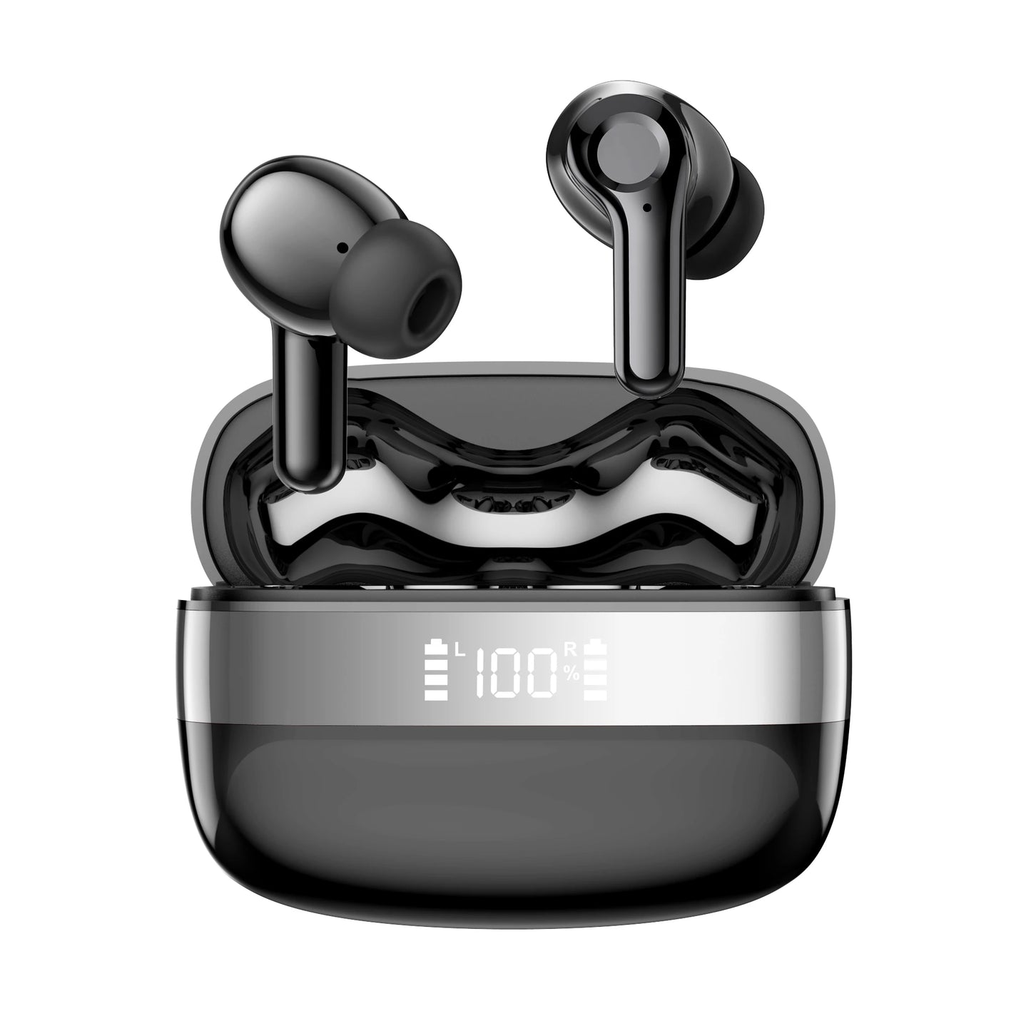 Auricolari Stereo Wireless TWS i90 con Controllo Touch, Riduzione del Rumore e Custodia di Ricarica da 400mAh