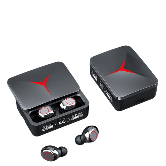 Auricolari Bluetooth 5.3 Wireless M90 Pro con Controllo Touch, Cuffie da Gaming HiFi Stereo, Riduzione del Rumore, Microfono Integrato