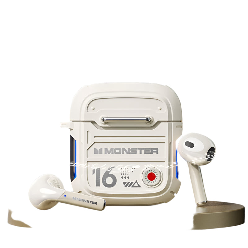 Auricolari Bluetooth 5.3 con Design Meccanico, Cancellazione del Rumore, Headset per Gamer, Auricolari Sportivi TWS