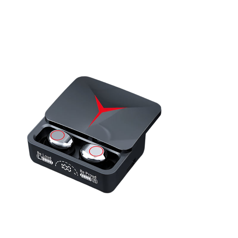 Auricolari Bluetooth 5.3 Wireless M90 Pro con Controllo Touch, Cuffie da Gaming HiFi Stereo, Riduzione del Rumore, Microfono Integrato